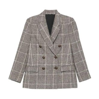 Brunello Cucinelli Mujer, Chaquetas, Gris, Talla: M