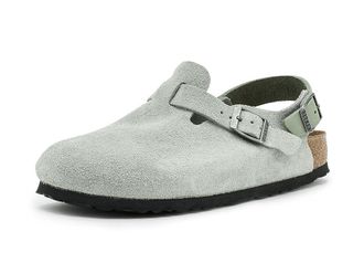Birkenstock Tokio - Suede Womens Clog/Mule Shoes Pure Sage : EU 42 (US Womens 11-11.5) Narrow