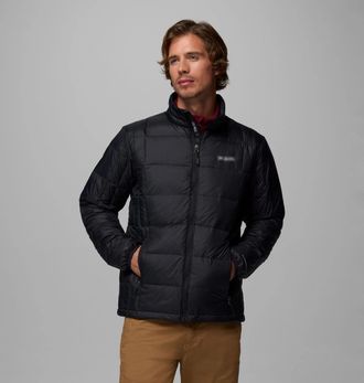 Columbia Voodoo Falls 590 Turbodown II Jacket Mens Black Full Zip JAX894