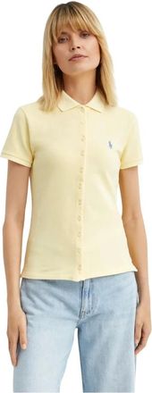 Ralph Lauren Dames, Blouses & Shirts, Geel, Maat: XS Katoen
