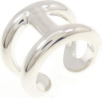 Herm&egrave;s Silver 925 Band Ring (Pre-Owned)