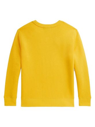Polo Ralph Lauren Logo Jersey Cotton Sweater - Yellow