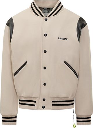 Barrow Beige Barrow Varsity Jacket