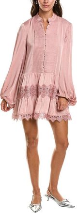 Bardot Antonia Lace-Trim Mini Dress