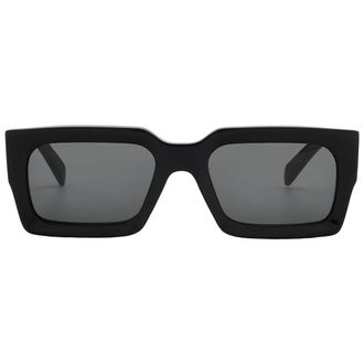 Celine Bold 3 Dots Grey Rectangular Ladies Sunglasses CL40280U 01A 54