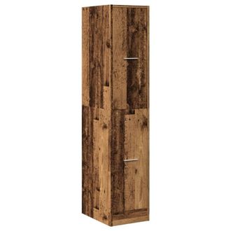 Berkfield Home Elegant Apothecary Cabinet Old Wood 30x41x144.5 cm Engineered Wood in Brown