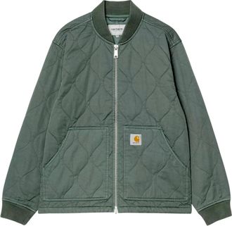 Carhartt Work in Progress Kylan Liner Jacket - Heren - Bomber jackets - Groen - S - Katoen - Jassen