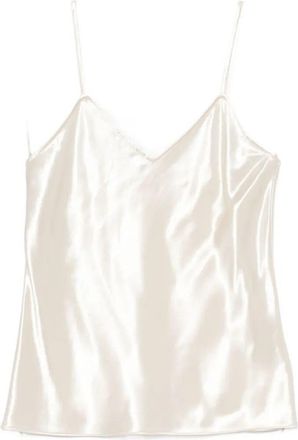Alberta Ferretti Shiny Satin Top