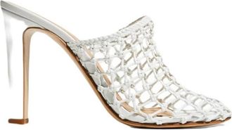 Ferragamo Ellas High-Heeled Mules, Size 11 B