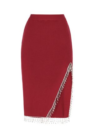 Faina Rock Dames Bourgondi&euml; rood