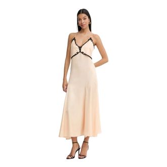 Pinko Mujer, Vestidos, Beige, Talla: XS
