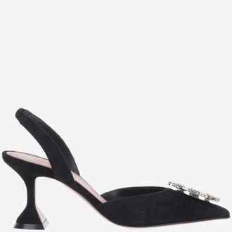 Amina Muaddi Begum su&egrave;de slingbacks