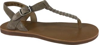 Pom dApi Stijlvolle Platte Sandalen voor Vrouwen - Dames - Sandalen - Bruin - 35 EU - Schoenen