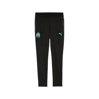 Puma Puma, Broeken, Heren, Zwart, XL, Polyester, Olympique Marseille Trainingsbroek 2025/2026