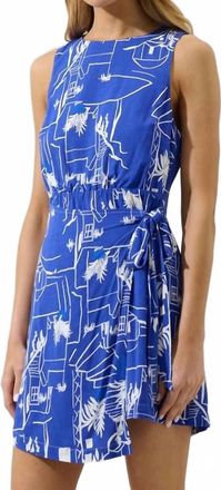 Sugarlips Town Janis Wrap Mini Dress In Mims