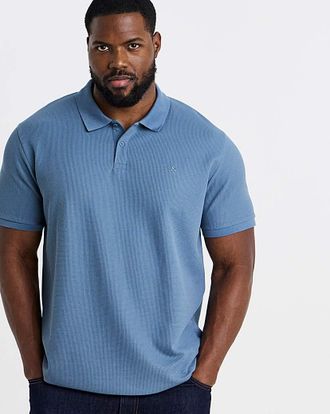 Jack & Jones Jack & Jones Austin Waffle Polo - Blue