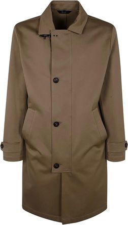 Fay Morning raincoat - men - Fabric - L - Brown