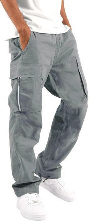 Generic TYUIOP Mens 38 Long Jeans Cargo Trousers Men Joggers for Men Loose Fit Mens Black Cargo Shorts Boot Cut Jeans for Men UK Black Jeans Mens Slim Slim Fi