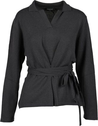 Fabiana Filippi Crossover Knit Wool Silk Cashmere - Brown