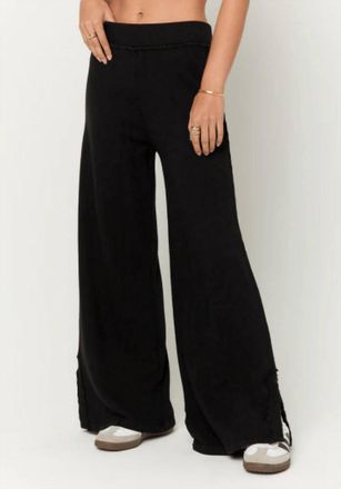 Bloomingdale's Beau Wide Leg Pant In Black