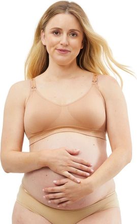 Cake Maternity Rock Candy Seamless Padded Luxury Nursing Bra in Mocha at Nordstrom, Size Small