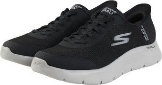 Skechers Mens Slip-ins Go Walk Flex-Free Hands 2 Sneaker, Black/Grey, 13 UK