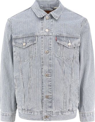 Levi's Relaxed Striped Cotton Jacket