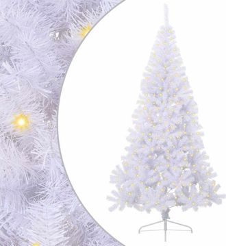 vidaXL &Aacute;rbol De Navidad Artificial Con 300 Led 240 Cm Pvc Y Acero Vidaxl