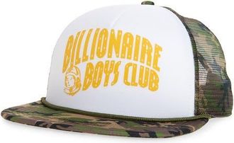 Billionaire Boys Club Camo Trucker Hat in Cypress at Nordstrom