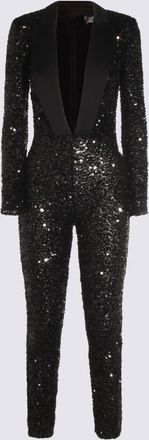 Elisabetta Franchi Black Jumpsuit