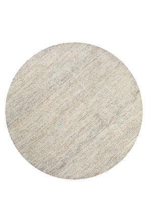 Wecon Home Alfombra redonda crudo y tonos naturales tufting a mano 180 rd