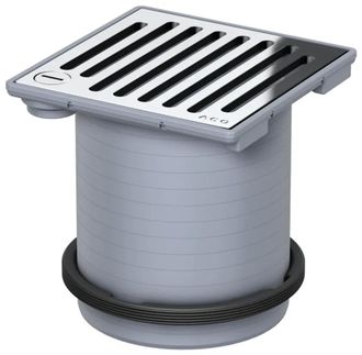 Aco Aco Pieza Superior Passavant 149x149 K3/ Abs/ Antideslizante/rejilla Acero Inox./ Bloqueable, 5141.71.33