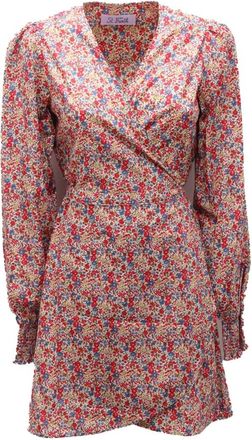 MC2 Saint Barth Short Dresses, female, Multicolor, M, Brilly Kimono Dress