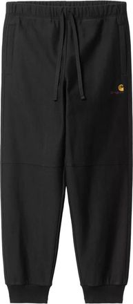 Carhartt Work in Progress American Script Jogging Pant - Heren - Sweatpants - Zwart - M - Katoen - Broeken