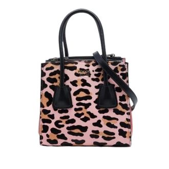 Prada Pre-owned Twin Pocket Satchel - Dames - Vintage Handtas - Roze - ONE Size - Leer - Vintage