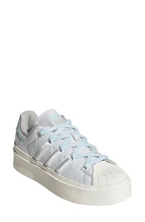 adidas Superstar Bonega Platform Sneaker in Crystal /Ftwr White/Blue at Nordstrom Rack, Size 9.5