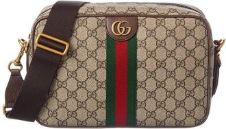 Gucci Ophidia Medium Gg Supreme Canvas & Leather Crossbody