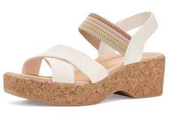 Life Stride Verity Slingback Sandals Womens Wedge Shoes Sugar : 8.5 W (C), Synthetic