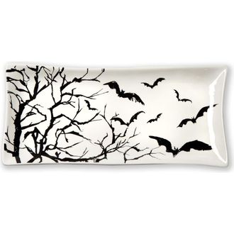Tag Spellbound Black Ceramic Platter for Halloween Serving at Nordstrom