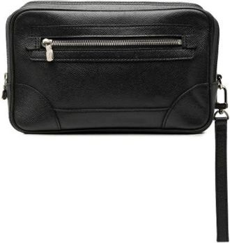Louis Vuitton Pre-owned Neo Pavel Clutch - Dames - Vintage Clutch - Zwart - ONE Size - Leer - Vintage
