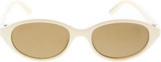 BCBGeneration 51mm Slim Oval Sunglasses in Pearlized White at Nordstrom Rack