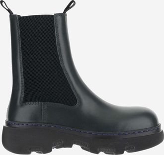 Burberry Leather Creeper Chelsea Boots