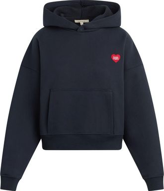 Favorite Daughter Heart Logo Hoodie in Navy at Nordstrom, Size X-Small