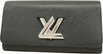 Louis Vuitton Noir Long Wallet (Bi-Fold) (Pre-Owned)