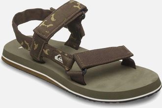 Quiksilver Mens Quiksilver Mens Monkey Caged Flip Flops - Green/Multi - Size: 10