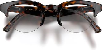 London Mole Courier reading glasses | Classic vintage browline readers | Mens Womens Unisex | Spring hinges