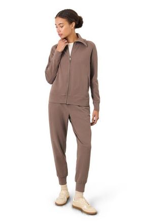 Pact Organic Cotton CloudKnit Jogger in Deep Taupe at Nordstrom, Size Xx-Large