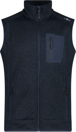 F.lli Campagnolo Vest Jacquard Knitted Fleecegilet f&uuml;r Herren | blau