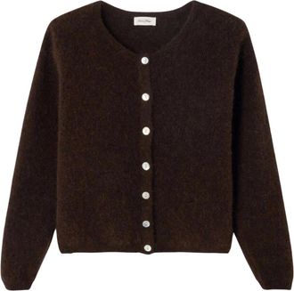 American Vintage Vitow Cardigan - Dames - Truien - Bruin - Maat: L Wol