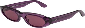 Retro Superfuture CINEMA MELANZANA 9KH Mens Sunglasses Purple Size 55